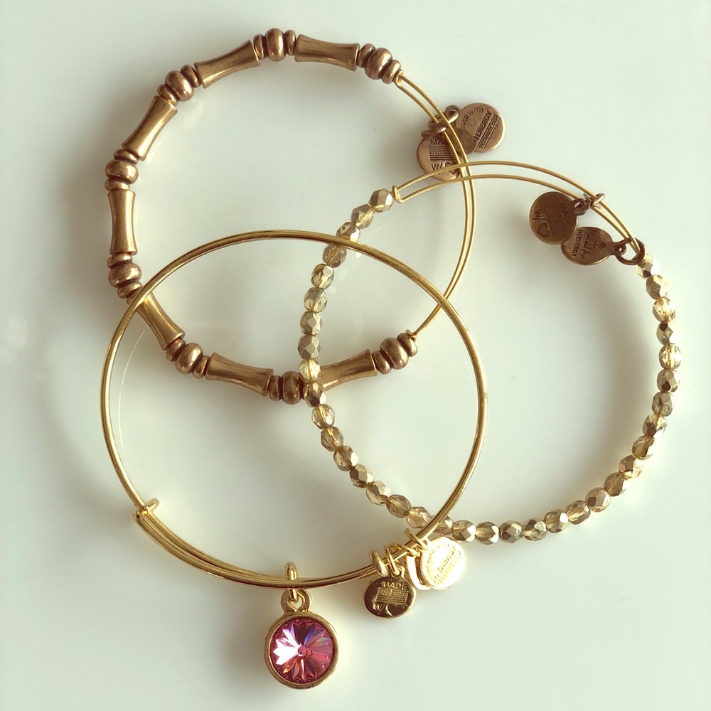 Alex and Ani bangles - set of 3